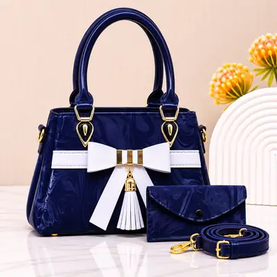 Women's Leather Plain Shoulder Bag