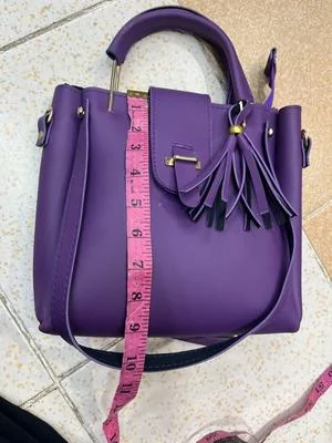 Women's PU Leather Plain Hand Bag Set thumbnail 3