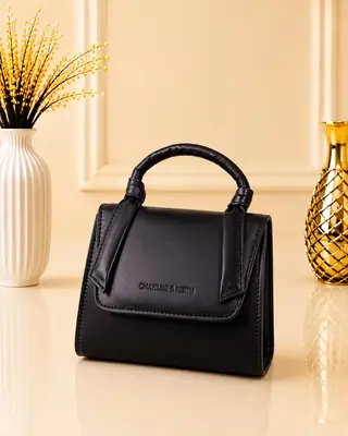 Women's Leather Plain Hand Bag