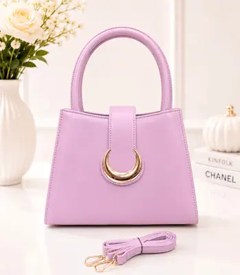 Women's Leather Plain Hand Bag