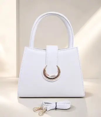 Women's Leather Plain Hand Bag