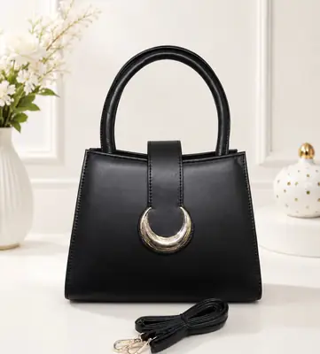 Women's Leather Plain Hand Bag