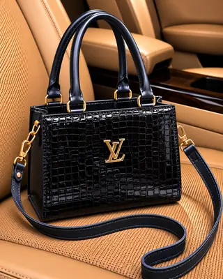 Women's Leather Printed Hand Bag