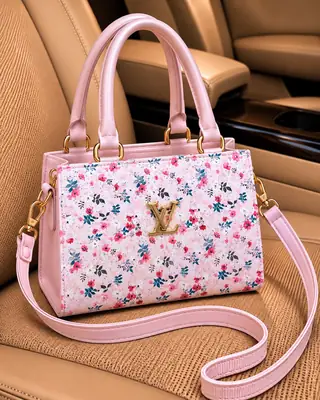 Women's Leather Printed Hand Bag