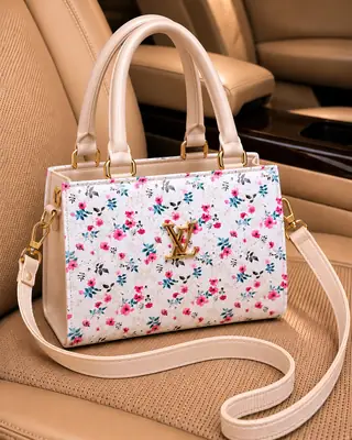 Women's Leather Printed Hand Bag