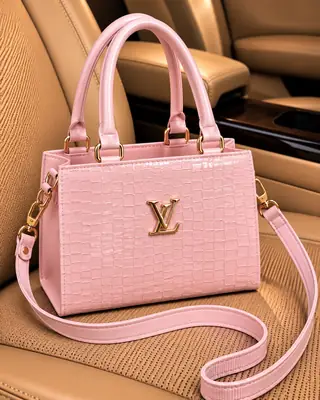 Women's Leather Printed Hand Bag