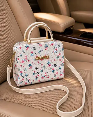 Women's Leather Printed Hand Bag