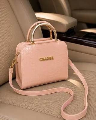 Women's Leather Printed Hand Bag