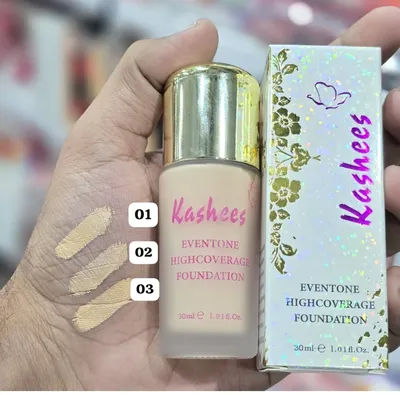 Kashees High Coverage Liquid Foundation 100ml Multicolor Shades thumbnail 3