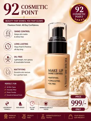 Hudebeaitly  Makeup Shine Control Foundation? thumbnail 3