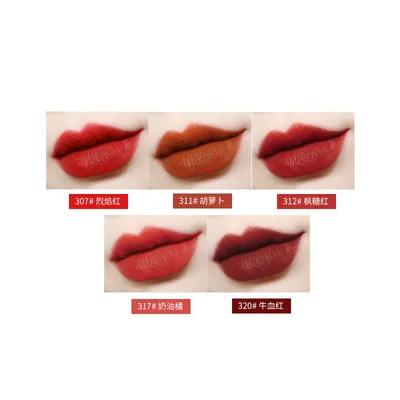 Matte Lipstick Set 5 Pcs Nude Shades Bold Coverage thumbnail 3