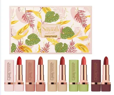 Matte Lipstick Set 5 Pcs Nude Shades Bold Coverage thumbnail 5