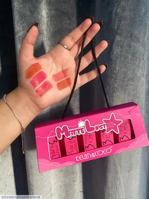 High Pigmented Pink Lipstick - Bold Coverage - 5 Pcs Pack