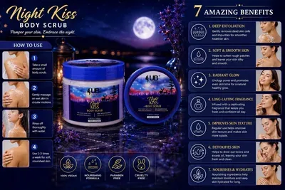 Whitening And Brightening Body Scrub - 200g thumbnail 2