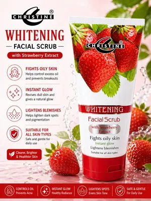 Whitening And Brightening Facial Scrub