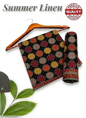 2 Pcs Women's Unstitched Printed Suit