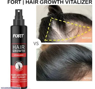 Hair Growth Mist Spray 50ml Black Bottle for Thick Hair thumbnail 1