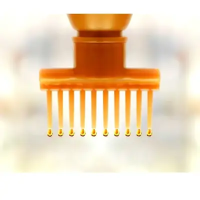 Pack of 3 Hair oil applicator comb bottle | Best professional hair oil applicator bottle with comb | 130 ml thumbnail 2