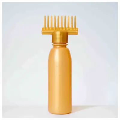 Pack of 3 Hair oil applicator comb bottle | Best professional hair oil applicator bottle with comb | 130 ml thumbnail 4