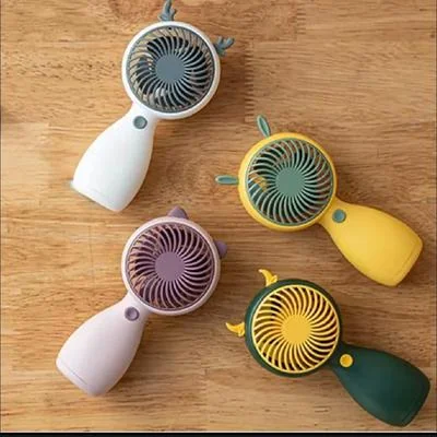 Rechargeable Animal Ears Fan Multicolor Portable