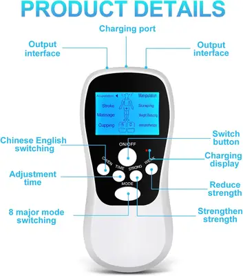 TENS Machine For Pain Relief Rechargeable Tens Electric Massager thumbnail 3