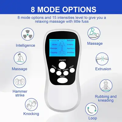 TENS Machine For Pain Relief Rechargeable Tens Electric Massager thumbnail 5