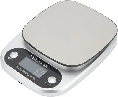Digital Kitchen Scale 10kg Silver ABS