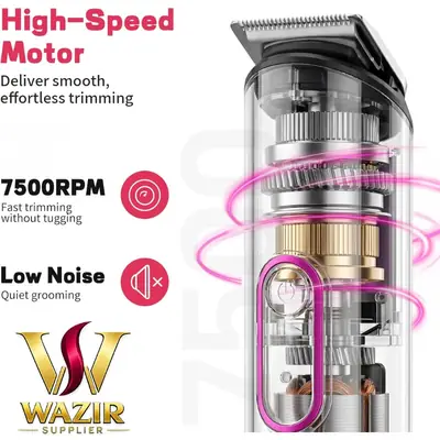 Professional Rechargeable Hair Trimmer with Charging Base  thumbnail 8