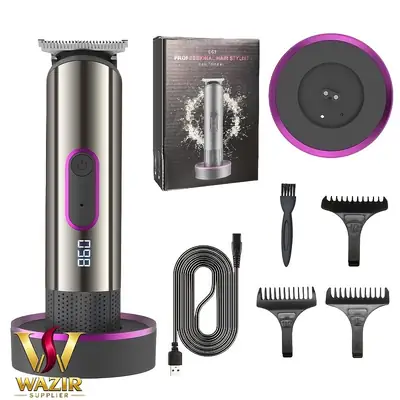 Professional Rechargeable Hair Trimmer with Charging Base  thumbnail 2