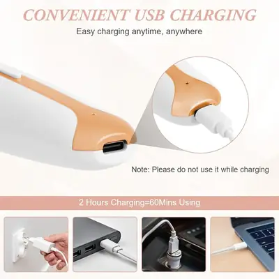 Rechargeable Women's Eyebrows & Facial Hair Trimmer thumbnail 5