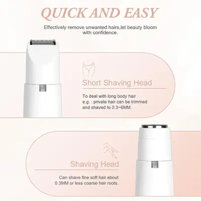 Rechargeable Women's Eyebrows & Facial Hair Trimmer thumbnail 6