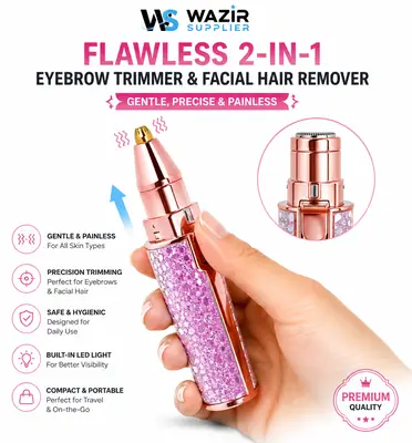 Rechargeable Women's Eyebrows & Facial Hair Trimmer thumbnail 5