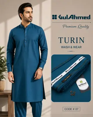 Men’s Unstitched Wash And Wear Plain Suit