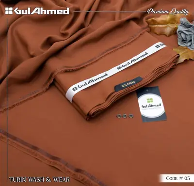 Men’s Unstitched Wash And Wear Plain Suit thumbnail 2