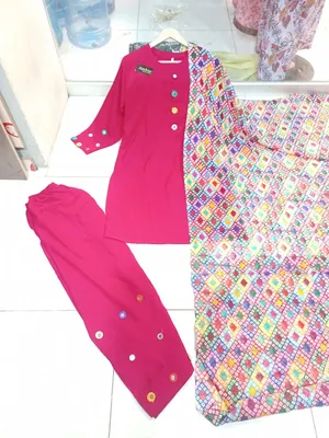 3 Pcs Women's Stitched Dobby Lawn Sheesha Work Suit thumbnail 2