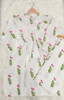 3 Pcs Women's Stitched Swiss Voile Printed Suit thumbnail 8