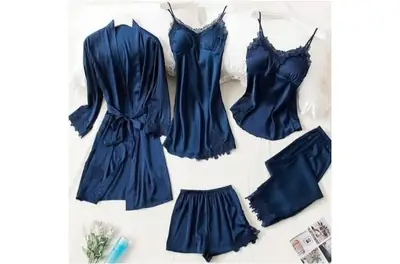 Satin Lace Comfortable And Lightweight Nightwear Set
