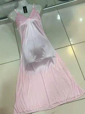 Jersey Embroidered Comfortable And Breathable Nightgown thumbnail 2