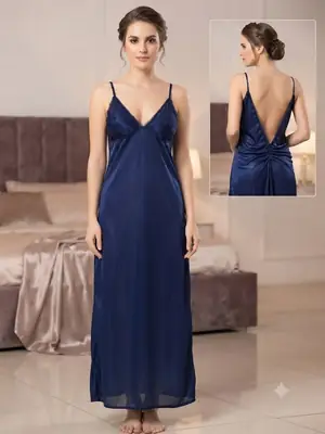 Jersey Embroidered Comfortable And Breathable Nightgown
