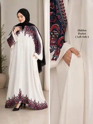 Georgette Printed Classic Abaya