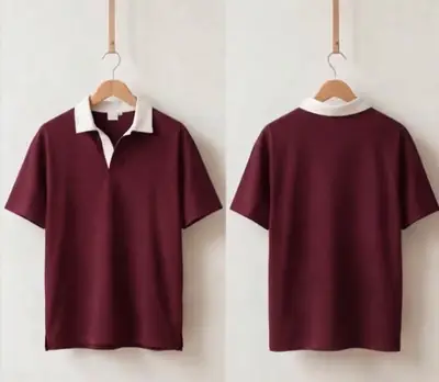Cotton Jersey Plain Polo Shirt