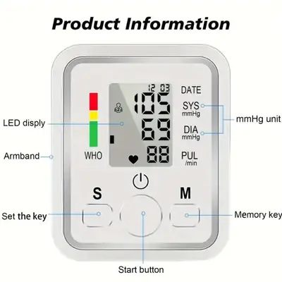 Blood Pressure Monitor *( High quality)* thumbnail 3