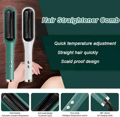 Hair Straightener Brush (High Quality) thumbnail 4