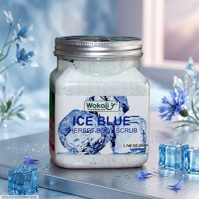Ice Blue Herberal Facial Scrub Cream Whitening 17oz All Skin Types thumbnail 1