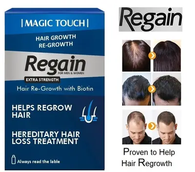 Magic Touch Minoxidil 5% Hair Topical Solution three month Supply - Hair Regain, Regrowth - Minoxidil spray Pack of 2 thumbnail 2