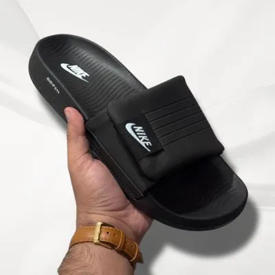 Nike Black Slide Slippers for Men Women Summer Comfort thumbnail 2