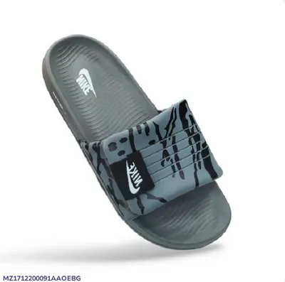 Nike Grey Slide Slippers for Hot Weather Comfort