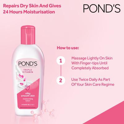Ponds Triple Vitamin Brightening Body Lotion 100ml thumbnail 2