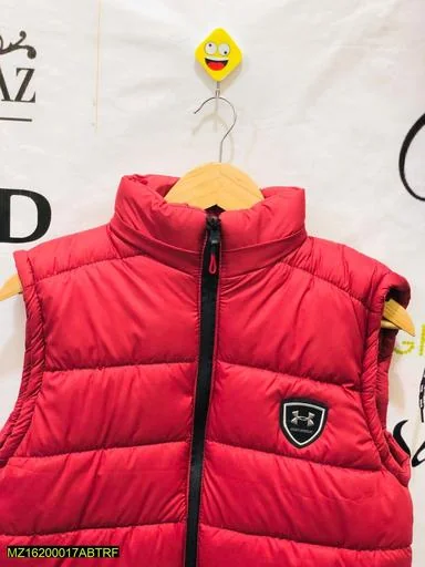 Men Red Under Armour Puffer Vest XL
