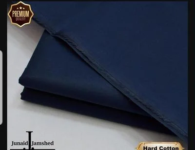 Men's Navy Blue Hard Cotton Suit 4.5m